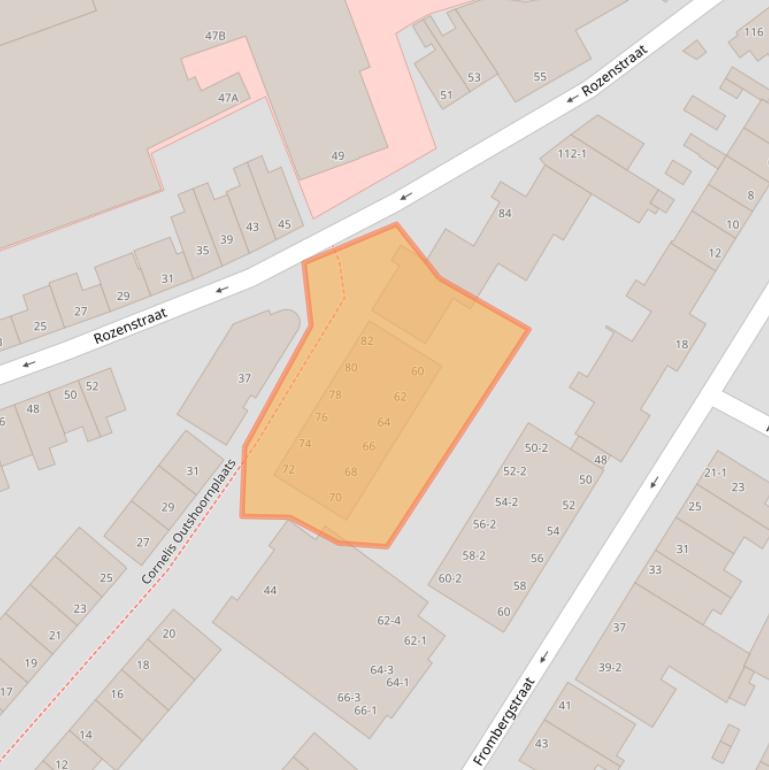 Kaart van postcodegebied 6814ET.