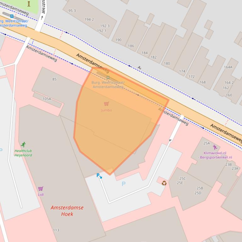 Kaart van postcodegebied 6814GB.