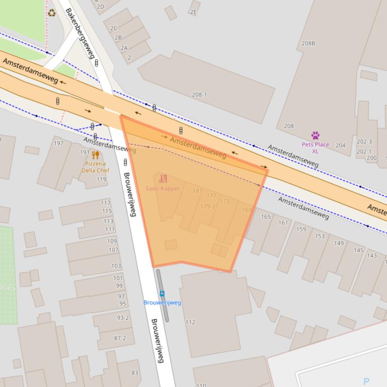 Kaart van postcodegebied 6814GE.