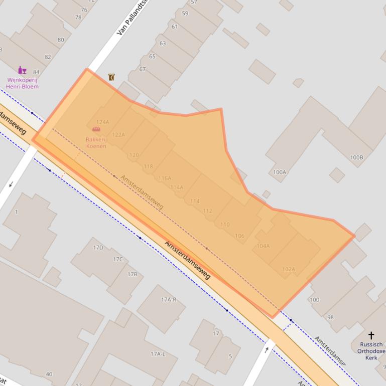 Kaart van postcodegebied 6814GH.