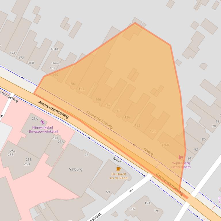 Kaart van postcodegebied 6814GJ.