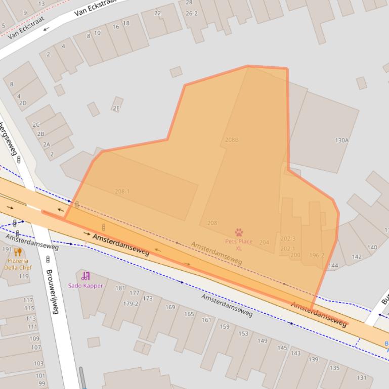 Kaart van postcodegebied 6814GL.