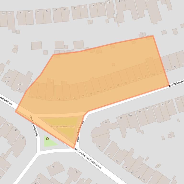 Kaart van postcodegebied 6814GR.