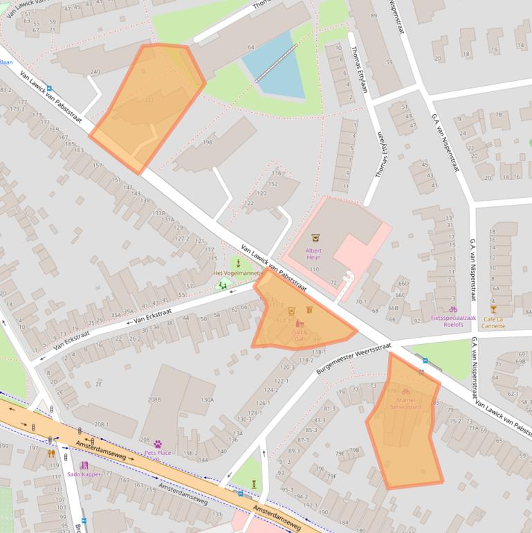 Kaart van postcodegebied 6814HC.