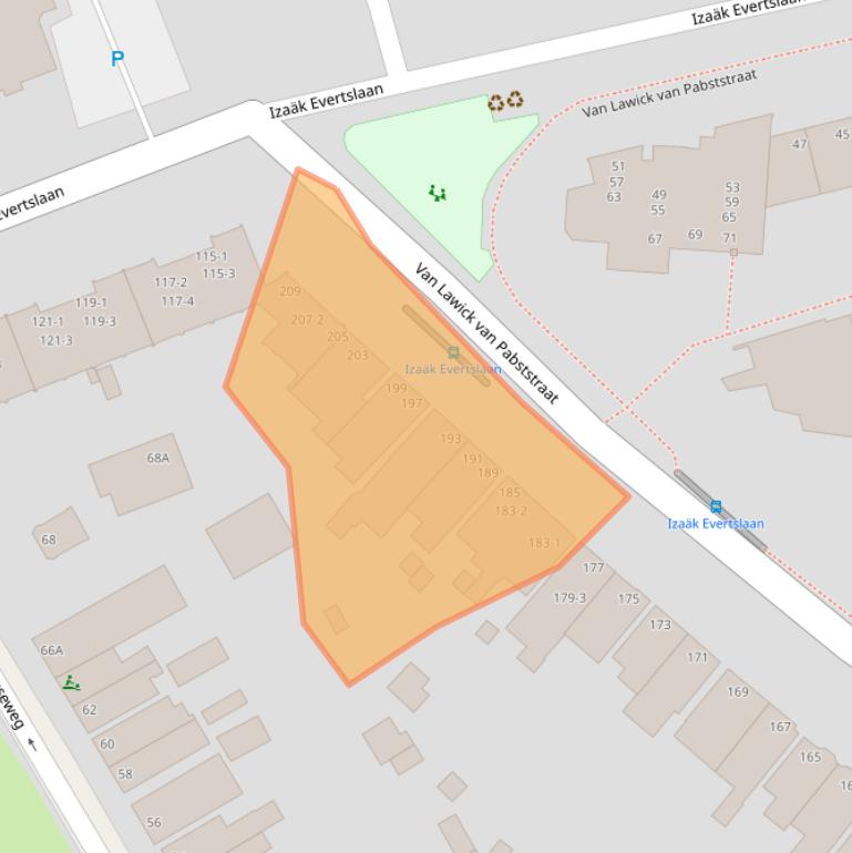 Kaart van postcodegebied 6814HG.