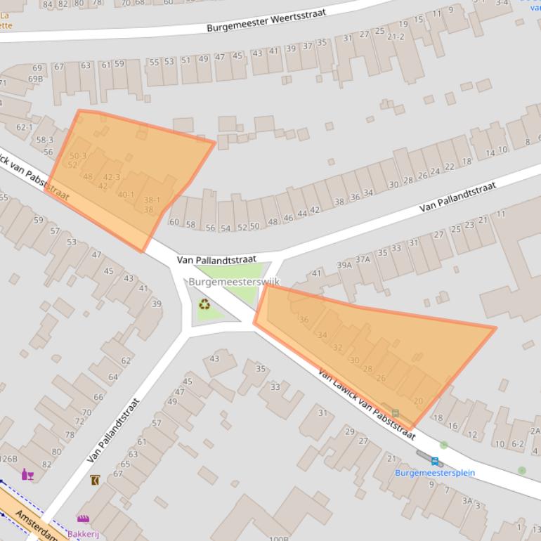 Kaart van postcodegebied 6814HJ.