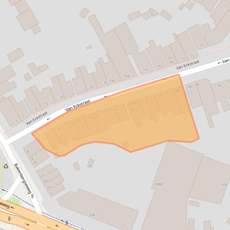 Kaart van postcodegebied 6814HX.