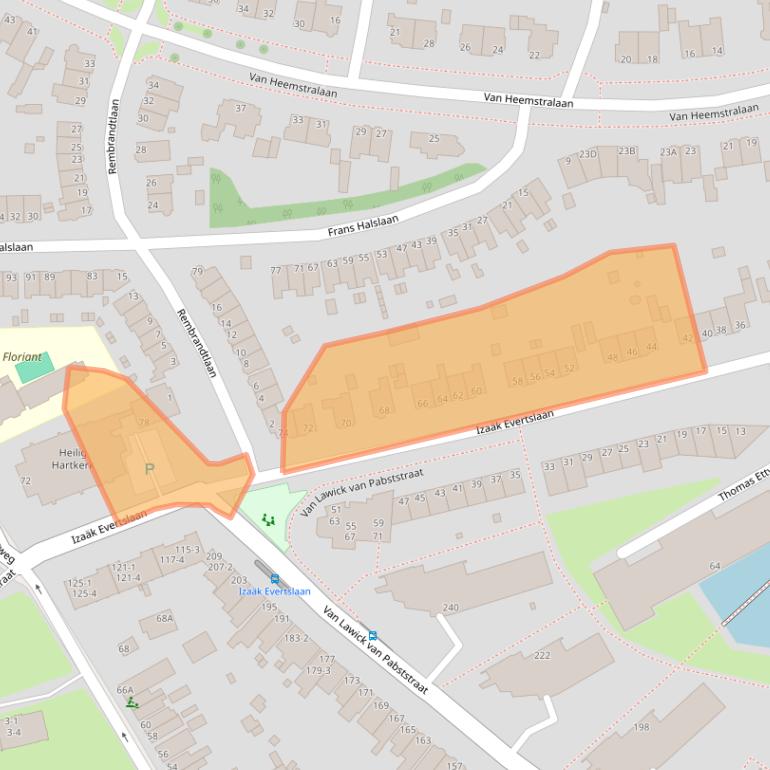 Kaart van postcodegebied 6814JK.
