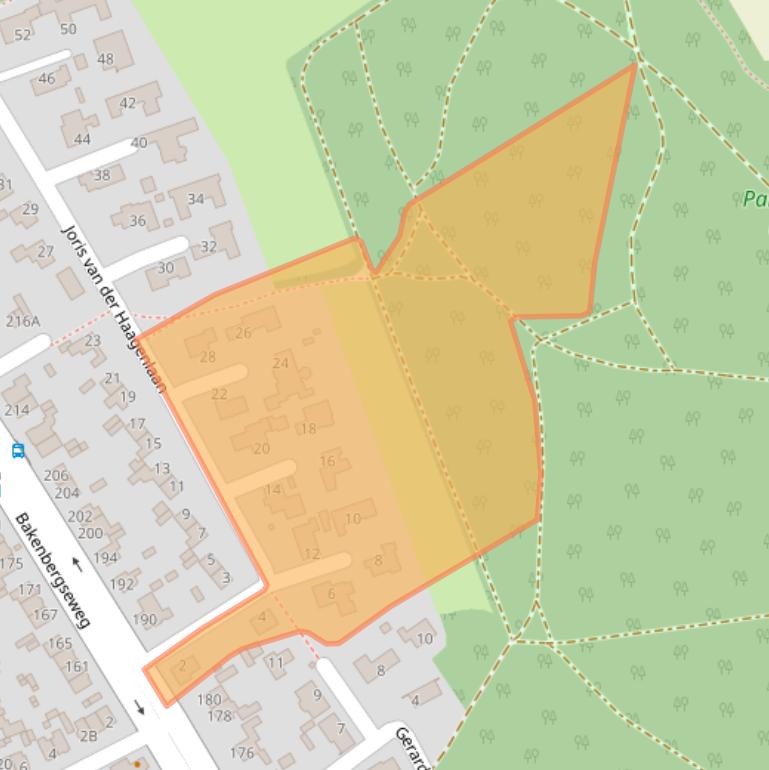Kaart van postcodegebied 6814LK.