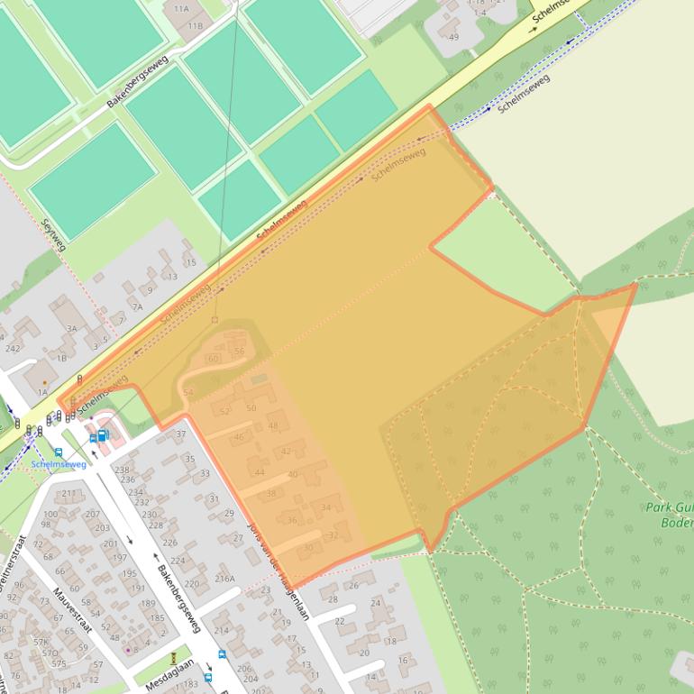 Kaart van postcodegebied 6814LL.