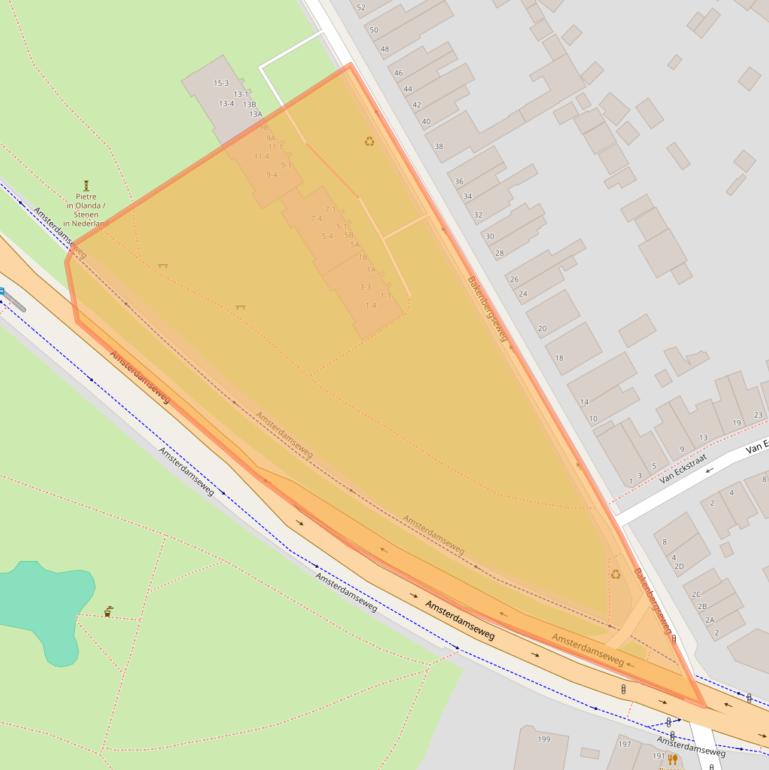 Kaart van postcodegebied 6814MA.