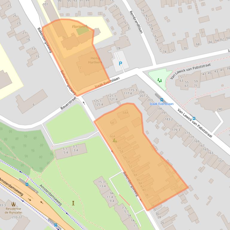 Kaart van postcodegebied 6814MK.