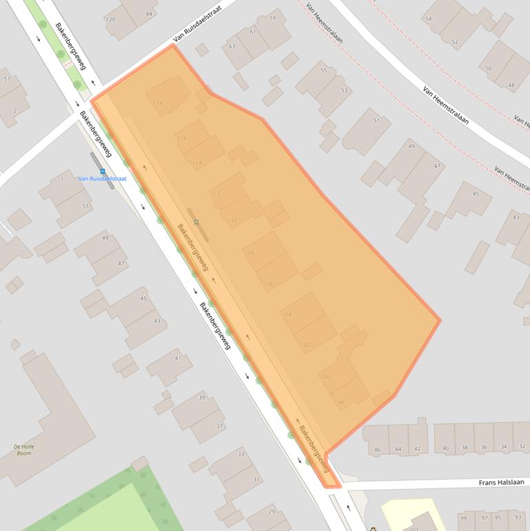 Kaart van postcodegebied 6814ML.