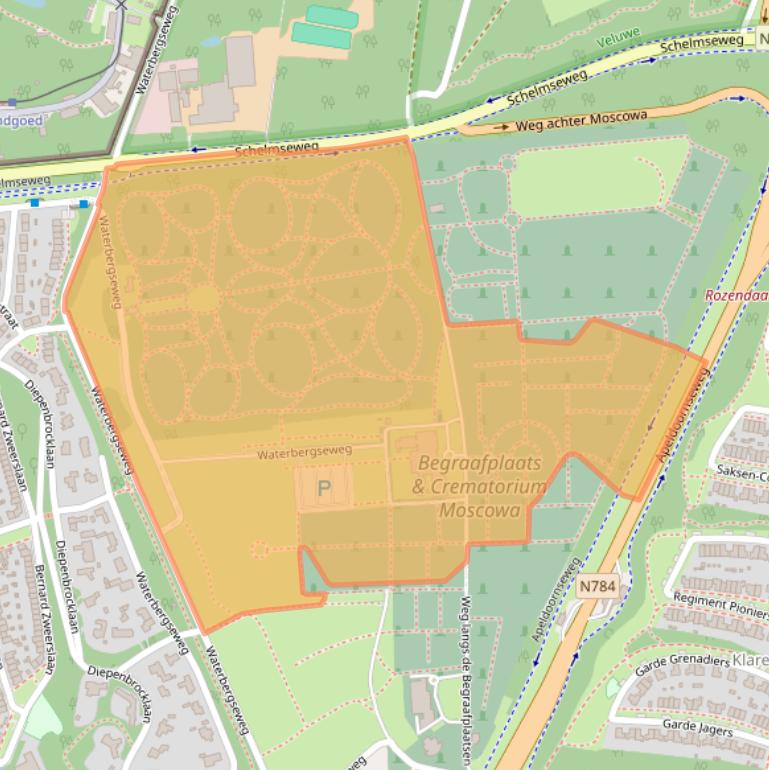 Kaart van postcodegebied 6815AP.