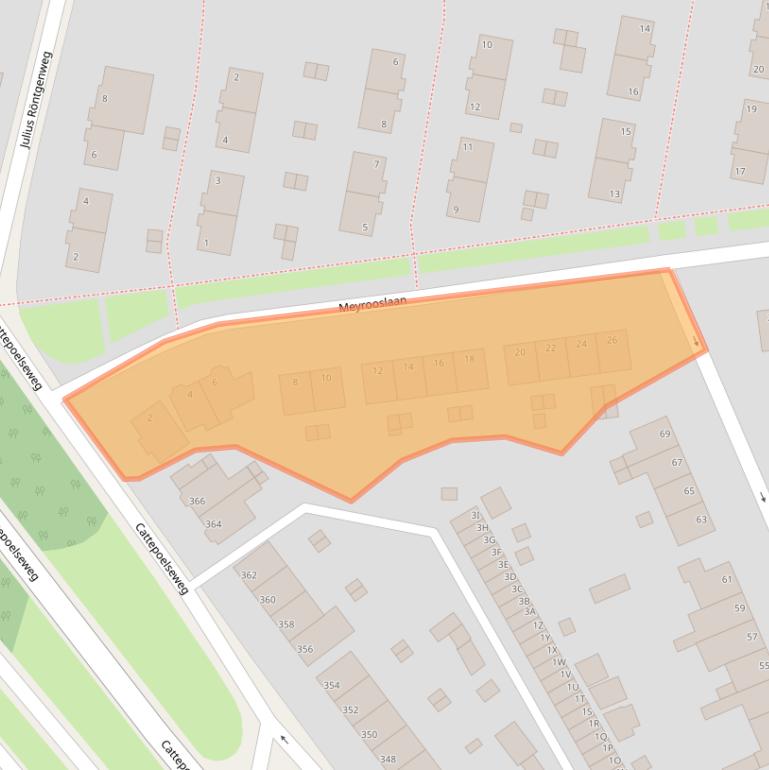 Kaart van postcodegebied 6815BW.