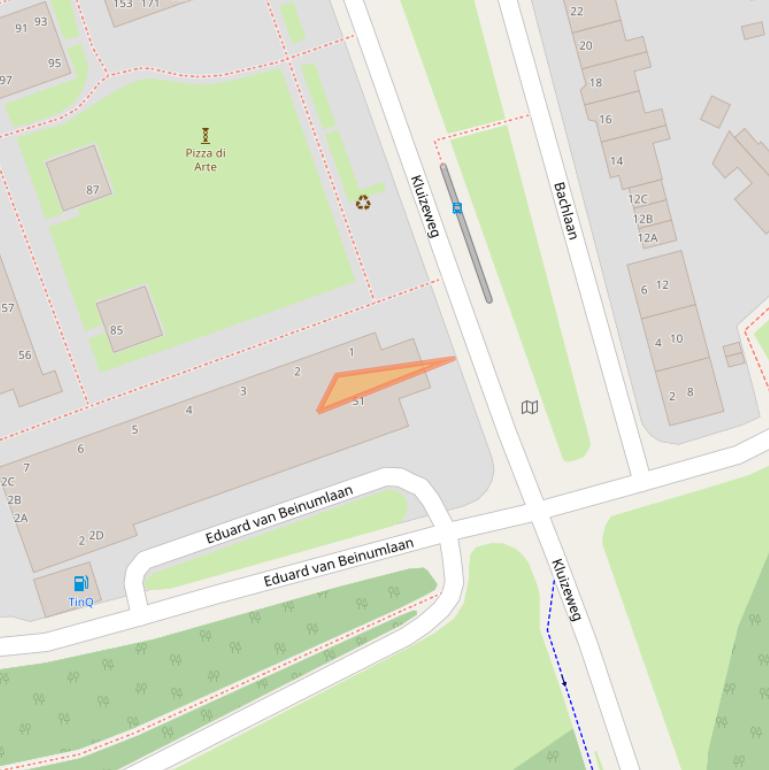 Kaart van postcodegebied 6815DP.