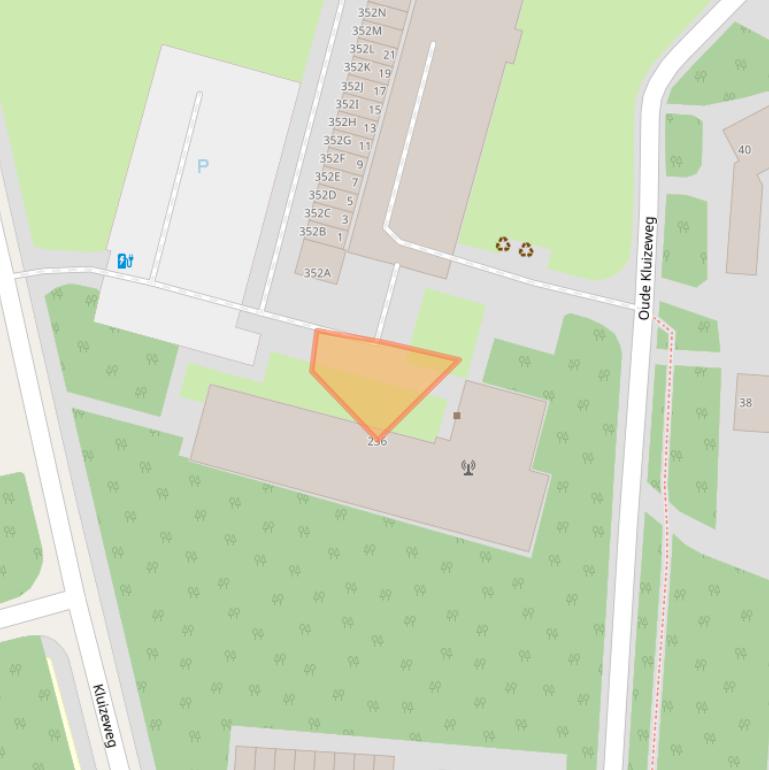 Kaart van postcodegebied 6815EK.