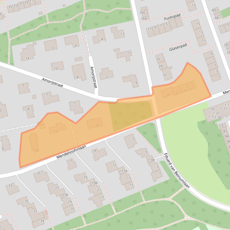Kaart van postcodegebied 6815EV.