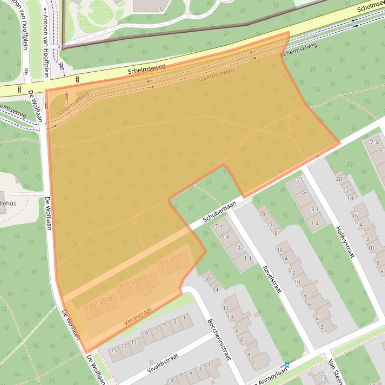 Kaart van postcodegebied 6815HH.