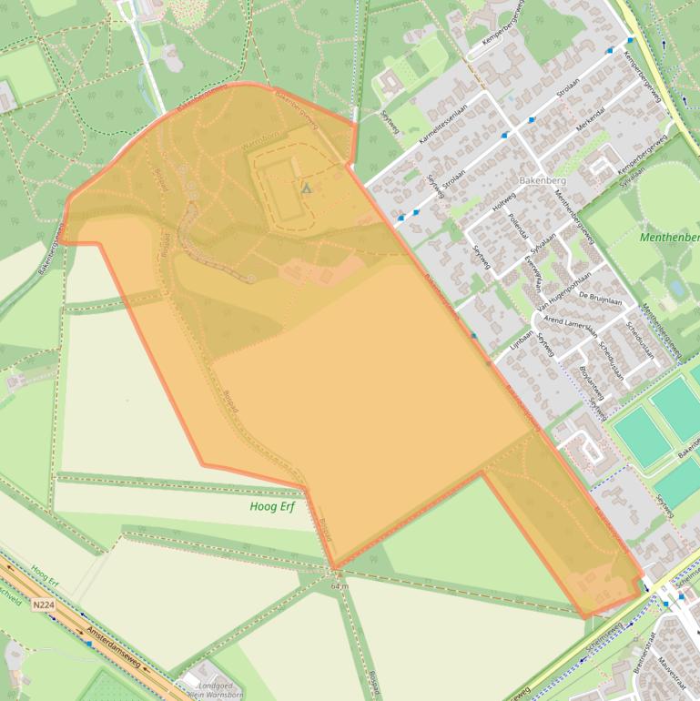 Kaart van postcodegebied 6816PB.