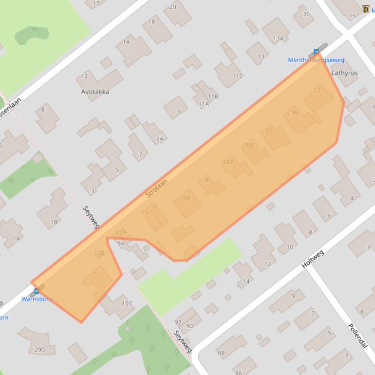 Kaart van postcodegebied 6816PN.