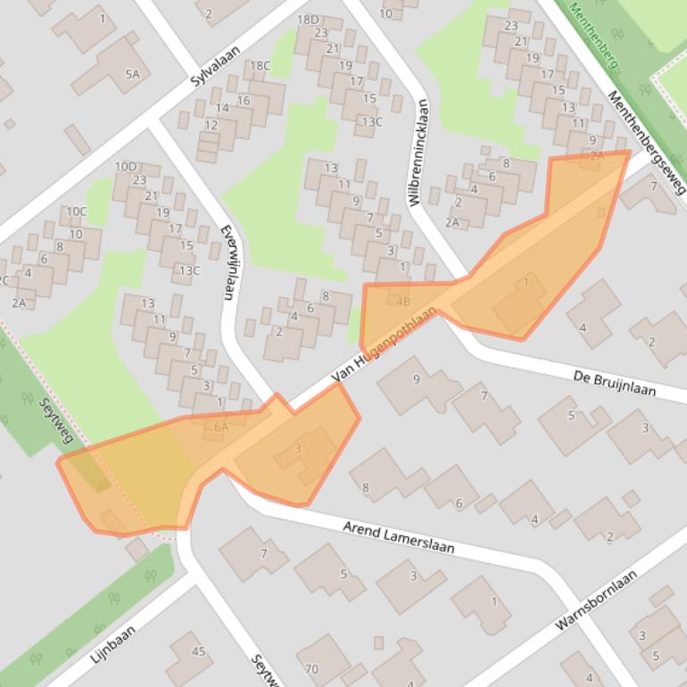 Kaart van postcodegebied 6816PV.