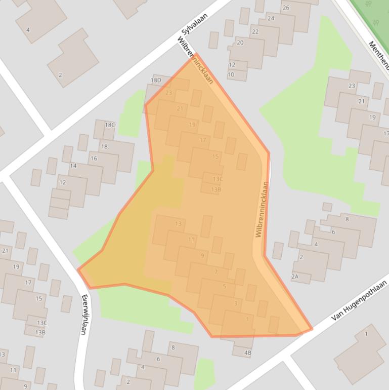 Kaart van postcodegebied 6816PX.