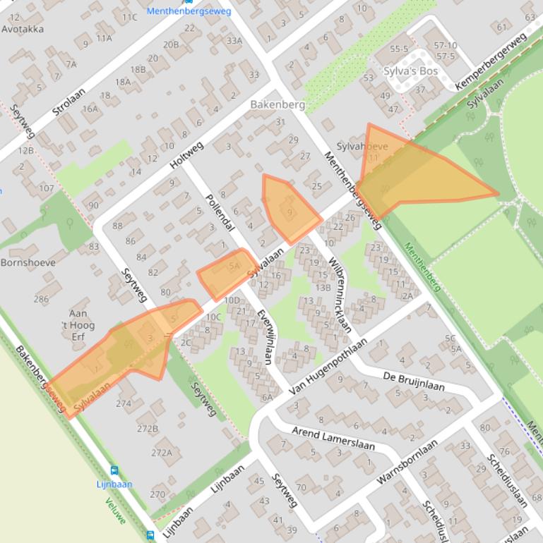 Kaart van postcodegebied 6816RA.