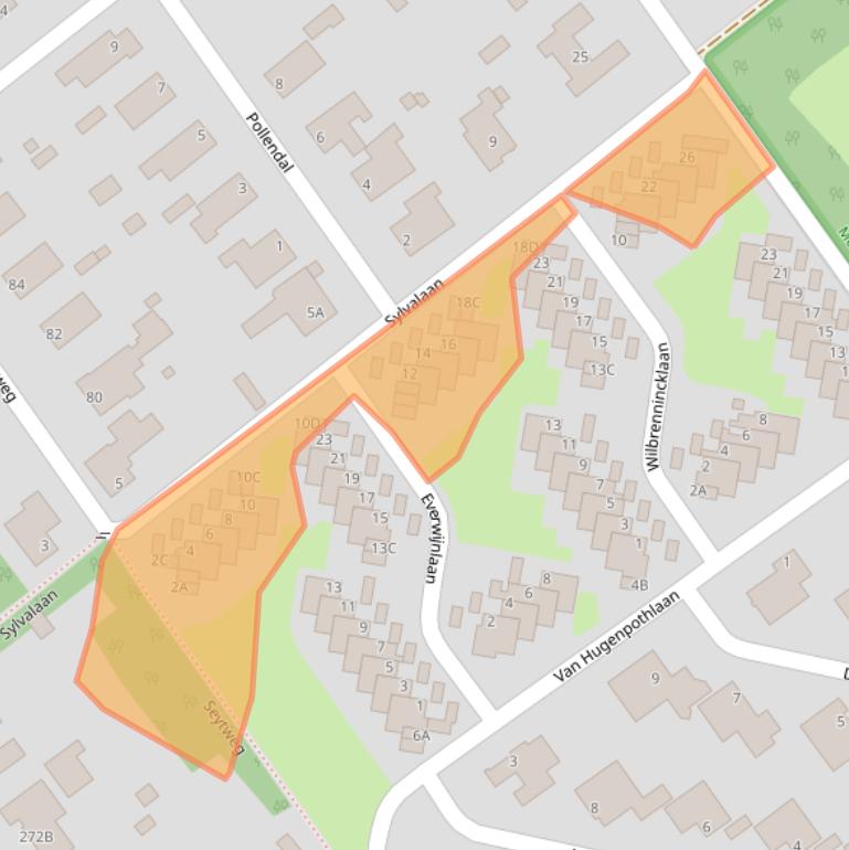 Kaart van postcodegebied 6816RB.