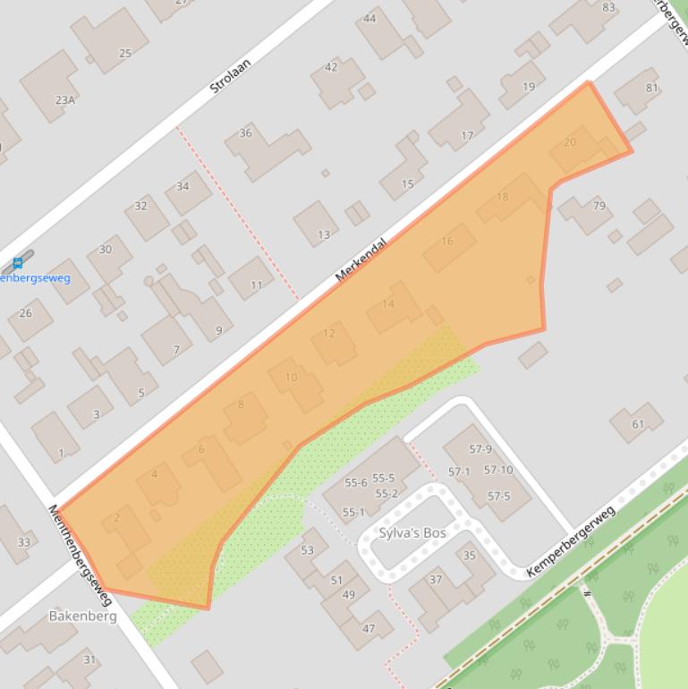 Kaart van postcodegebied 6816RJ.