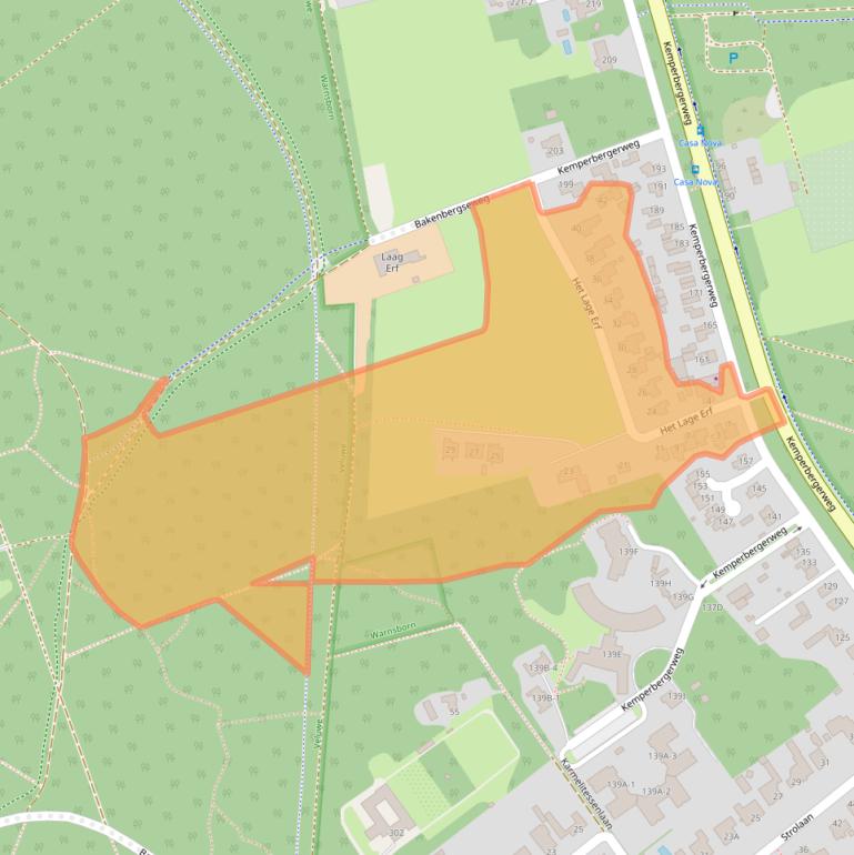 Kaart van postcodegebied 6816RK.