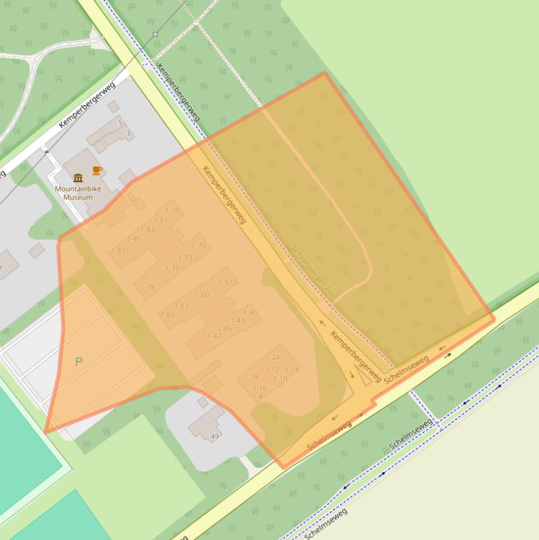 Kaart van postcodegebied 6816RL.