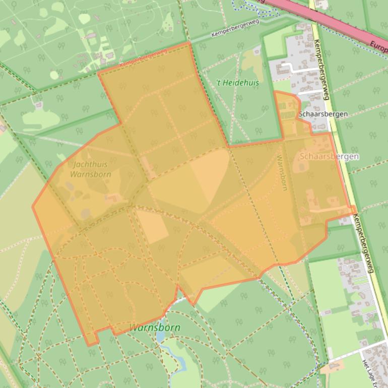 Kaart van postcodegebied 6816RT.