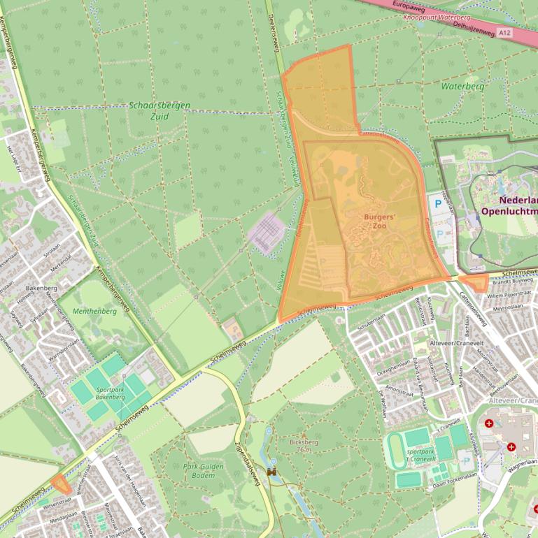 Kaart van postcodegebied 6816SH.