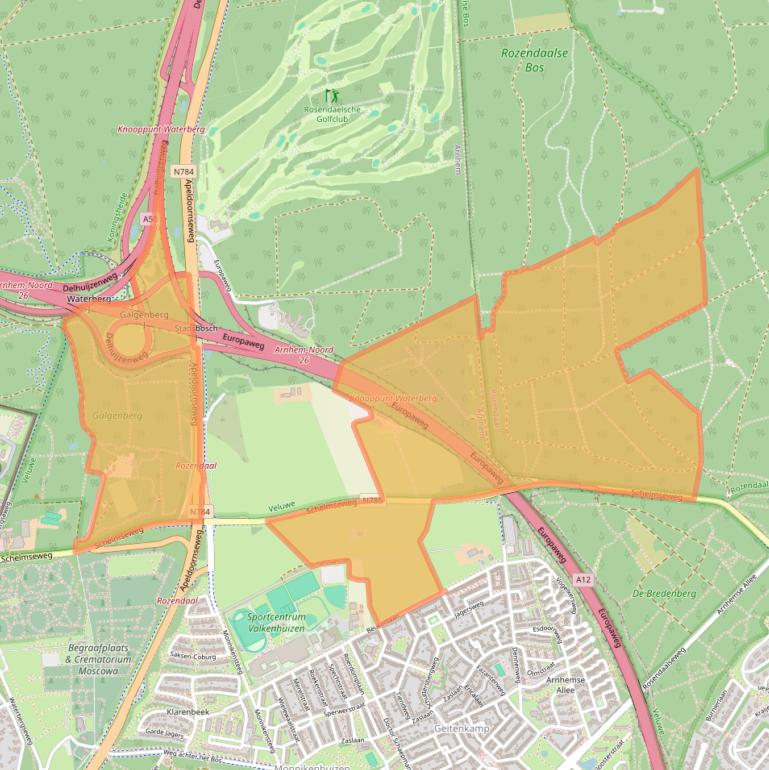 Kaart van postcodegebied 6816SK.