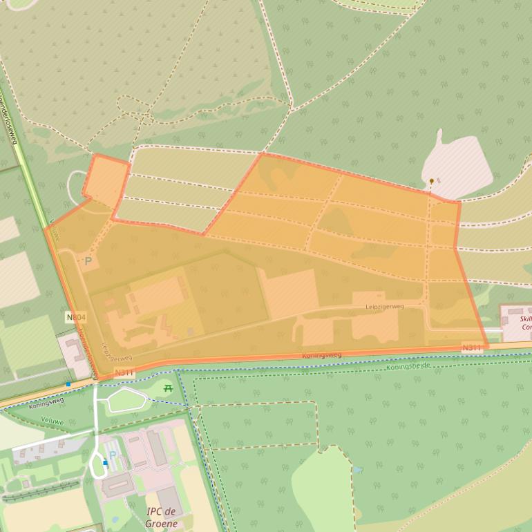 Kaart van postcodegebied 6816SW.