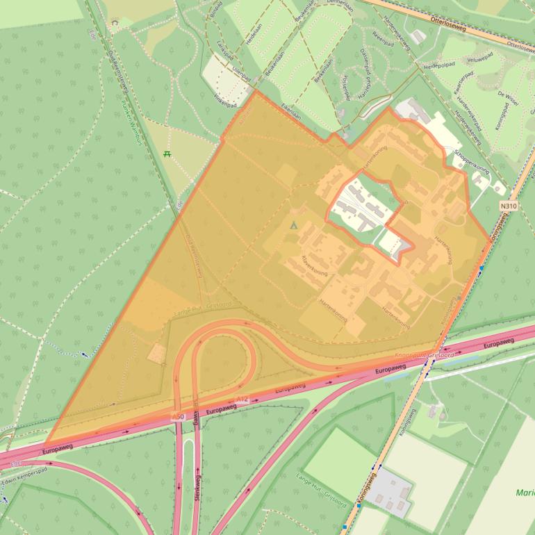 Kaart van postcodegebied 6816TK.