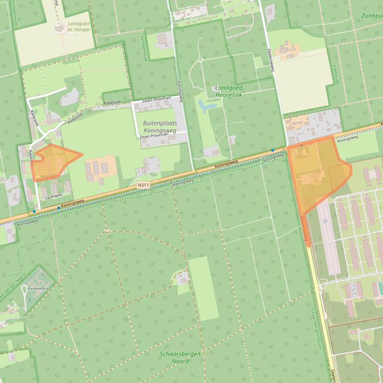 Kaart van postcodegebied 6816TS.