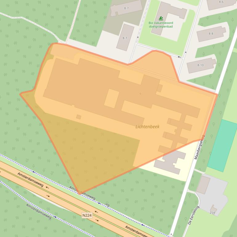 Kaart van postcodegebied 6816VC.