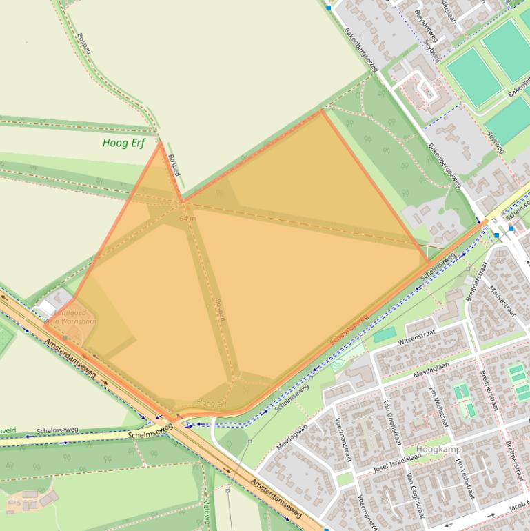 Kaart van postcodegebied 6816VL.