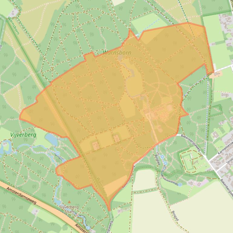 Kaart van postcodegebied 6816VP.