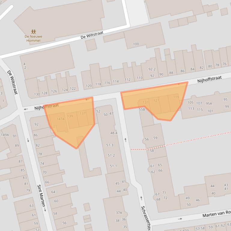 Kaart van postcodegebied 6821BK.