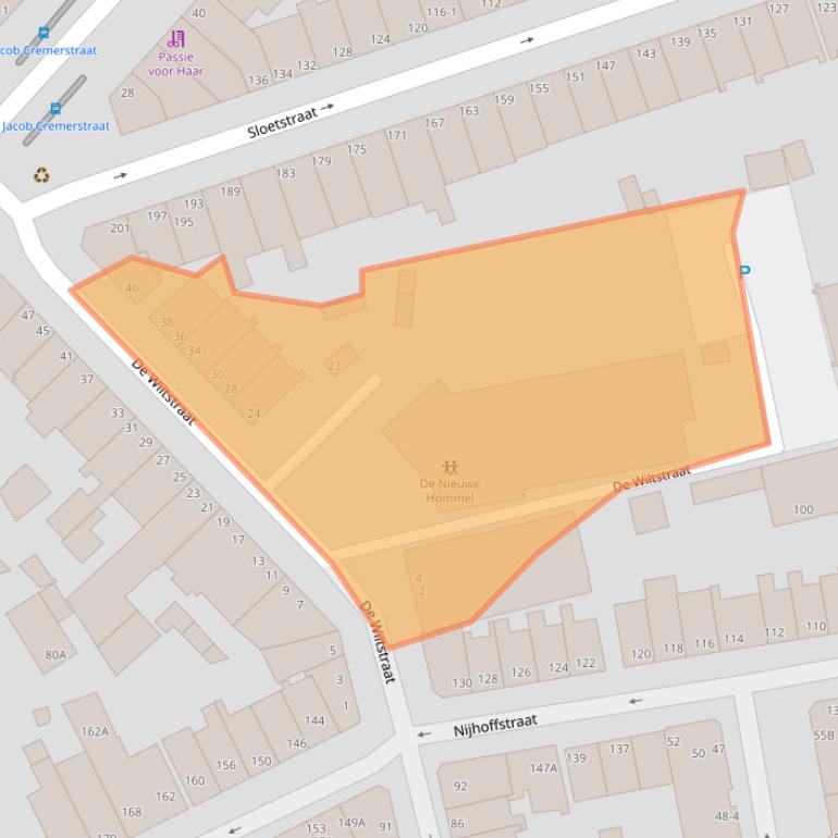 Kaart van postcodegebied 6821CE.