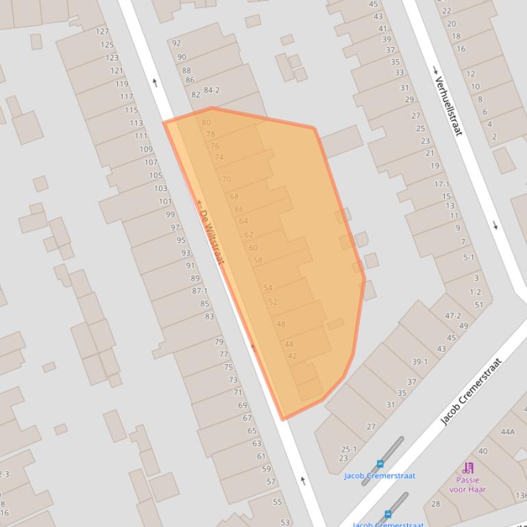 Kaart van postcodegebied 6821CG.