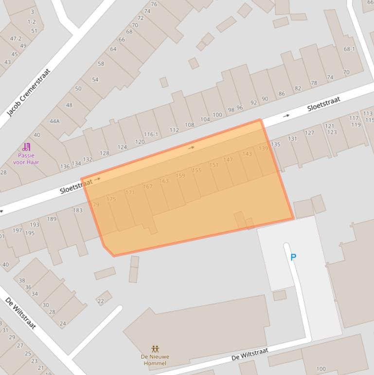 Kaart van postcodegebied 6821CS.