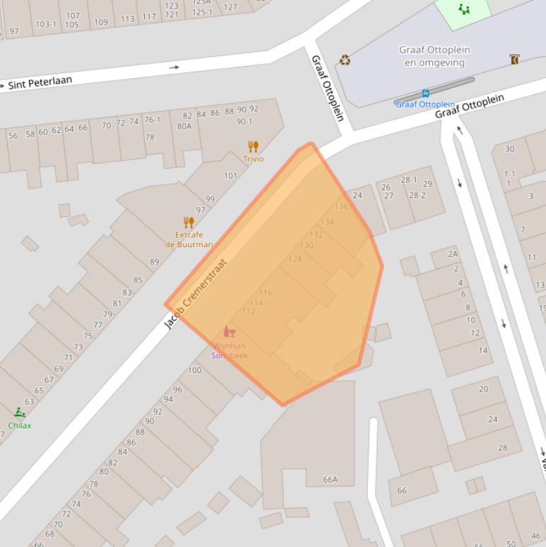 Kaart van postcodegebied 6821DH.