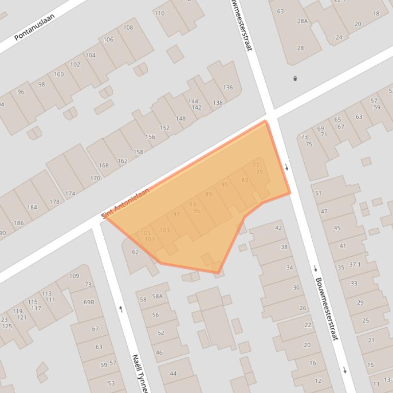 Kaart van postcodegebied 6821GC.