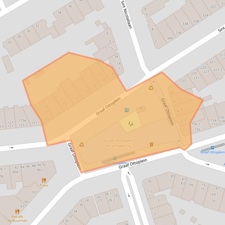 Kaart van postcodegebied 6821HA.