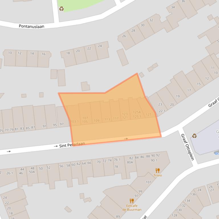 Kaart van postcodegebied 6821HG.