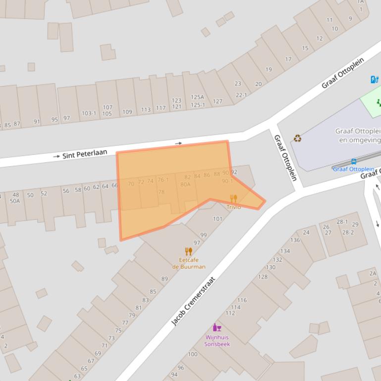 Kaart van postcodegebied 6821HK.